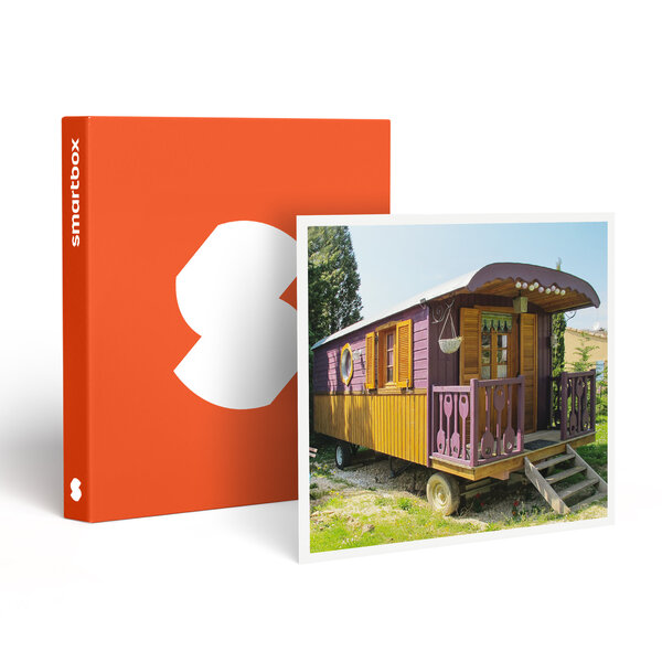 SMARTBOX - Coffret Cadeau 4 jours en roulotte en famille près de Valence - Séjour