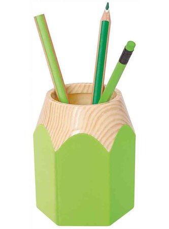 Pot à crayons 'PENCIL', en plastique, vert pomme WEDO