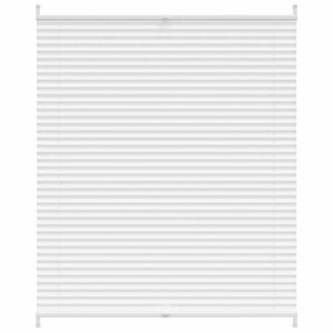 vidaXL Store plissé 110x125 cm Blanc