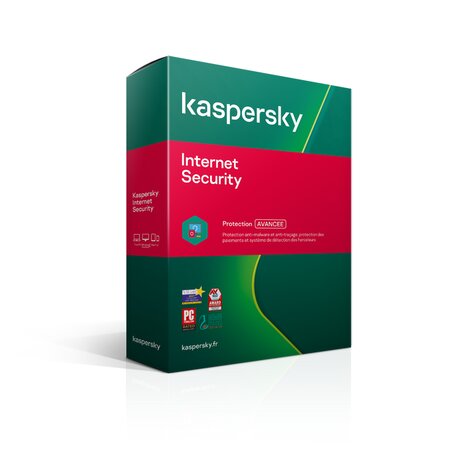 Kaspersky internet security - licence 1 an - 5 appareils - a télécharger