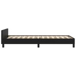 vidaXL Cadre de lit sans matelas noir 90x200 cm similicuir