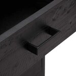 vidaXL Tables de chevet 2 Pièces Noir 36x30x45 cm Bois de pin massif
