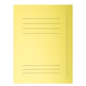 Paquet 50 Chemises Imprimées 3 Rabats Super 210 - 24x32cm - Canari - Exacompta