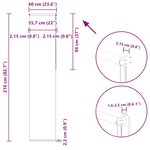 vidaXL Store enrouleur occultant largeur du tissu 55 7 cm polyester