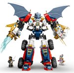 LEGO NINJAGO - Robot Ultra Combo de Zane - Set 4-en-1 (71834) pour Enfants