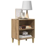 vidaXL Tables de chevet 2 Pièces chêne artisanal 40x30x50 cm