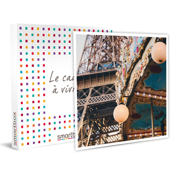 SMARTBOX - Coffret Cadeau Visite guidée d'1h30 et billets coupe-file pour le sommet de la tour Eiffel pour 2 personnes -  Multi-thèmes