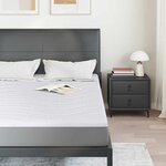 vidaXL Coussins de Matelas Blanc 140 x 190 cm Latex