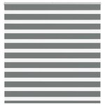 vidaXL Store zèbre gris foncé largeur du tissu 145 9 cm polyester