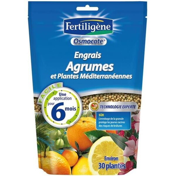 Engrais osmocote agrumes plantes méditerranée 750g