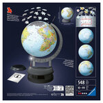 540p Pz 3D Globe illumine  La terre