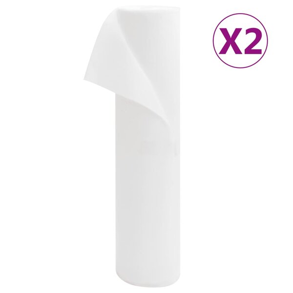vidaXL Toison végétale 2 rouleaux 70 g/m² 50x1 6 m