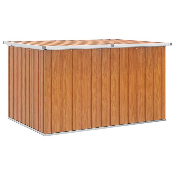 vidaXL Boîte de Rangement Extérieure Acier galvanisé 150 x 101 x 91 cm