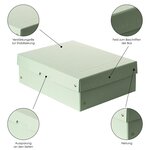 Purebox Pastel A4 100mm - Vert - X 5 - Falken
