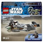 75436 Le speeder bike du Mandalorien et Grogu ® Star Wars