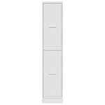 vidaXL Armoire d'apothicaire blanc brillant bois d’ingénierie
