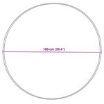 vidaXL Tapis en fausse Tafalla Gris Ø 100 cm Polyester