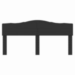 vidaXL Tête de lit Chêne noir 180 cm Bois d'ingénierie