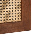 vidaXL Cabinet de salle de bain avec étagère avec stockage avec porte Marron 38 x 33.5 x 48 cm