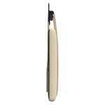vidaXL Tête de lit suspendue Crème Tissu