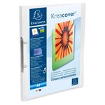 Classeur 2 Anneaux 15mm Polypropylène Chromaline 5/10e Krea Cover - A4 - Incolore - Exacompta