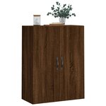 vidaXL Armoire murale chêne marron 69 5x34x90 cm bois d'ingénierie
