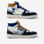 Baskets CAVAL x La Grande Vague de Kanagawa