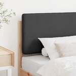 vidaXL Tête de lit capitonnée Brun et gris foncé 90 cm Pin massif