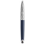 Waterman carène l'essence du bleu stylo plume  bleu  plume moyenne 18k  encre bleue  coffret cadeau