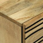 vidaXL Meuble de Chevet 50x33x60 cm Bois Massif de Manguier