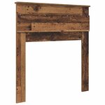 vidaXL Tête de lit Bois Ancien 90 cm Bois d'ingénierie