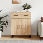 vidaXL Buffet chêne sonoma 69 5x34x90 cm bois d'ingénierie