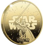 Pièce de monnaie en Or 50 Dollars g 31.1 (1 oz) Millésime 2023 Disney 100 Magical Years DARTH VADER