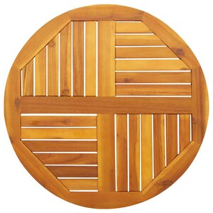 vidaXL Dessus de table Ø70x2 cm rond bois massif d'acacia