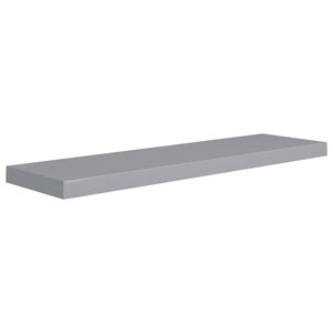 vidaXL Étagère murale flottante gris 90x23 5x3 8 cm MDF