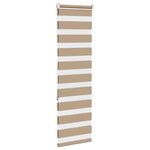 vidaXL Store zèbre marron sable largeur du tissu 35 9 cm polyester