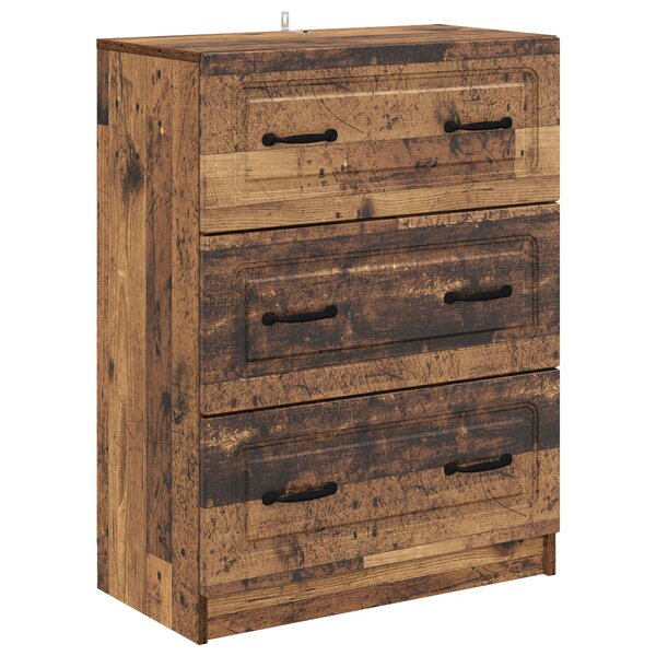 vidaXL Armoire à tiroirs Bois ancien 66 x 34 5 x 87 cm