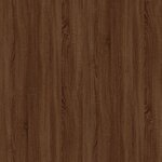 vidaXL Bureau Chêne marron 100x49x75 cm Bois d'ingénierie
