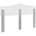 vidaXL Tête de lit Gris Sonoma 140 cm Bois d'ingénierie