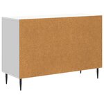 vidaXL Buffet Blanc 89 x 34 5 x 60 cm Bois d'ingénierie