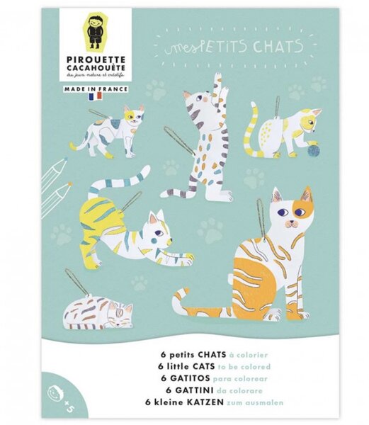 Kit creatif Chats a colorier