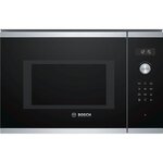 Micro-ondes grill encastrable - bosch - bel554ms0 - inox - 25 l - 900 w - grill 1200 w