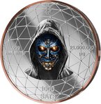 Pièce de monnaie en Argent 1000 Satoshi g 21 Millésime 2026 Satoshi OCTOPUS