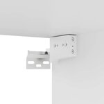 vidaXL Meuble TV Blanc 100x30x30 cm Bois d’ingénierie