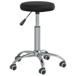 vidaXL Chaise de salle à manger Noir Similicuir