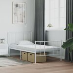 vidaXL Matelas en mousse blanc 90 x 190 cm  7 zones  dureté 20 ILD