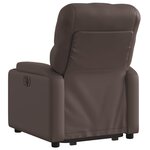 vidaXL Fauteuil inclinable marron similicuir