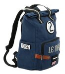 Sac à dos 27x14.5x45cm Coton Bleu