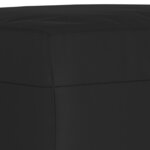 vidaXL Ensemble de canapés 3 Pièces avec coussins Noir Tissu microfibre