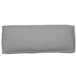 vidaXL Coussin de Palette pour dossier  gris  120 x 40 x 12 cm  en tissu Oxford.